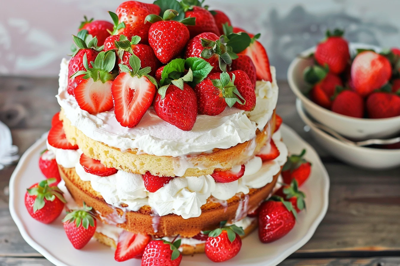 the best strawberry shortcake cake recipe