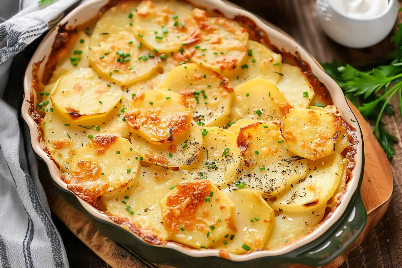 scalloped potatoes recipe 4 easy delicious recipes middle