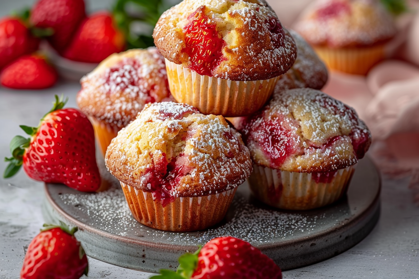 strawberry banana muffins recipe 5 easy delicious recipes middle