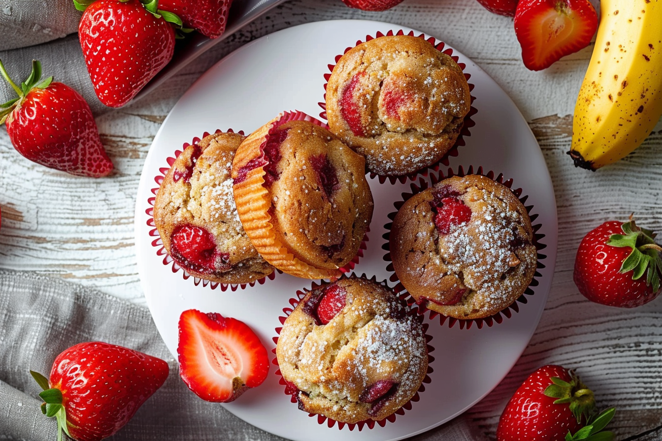 strawberry banana muffins recipe 5 easy delicious recipes top
