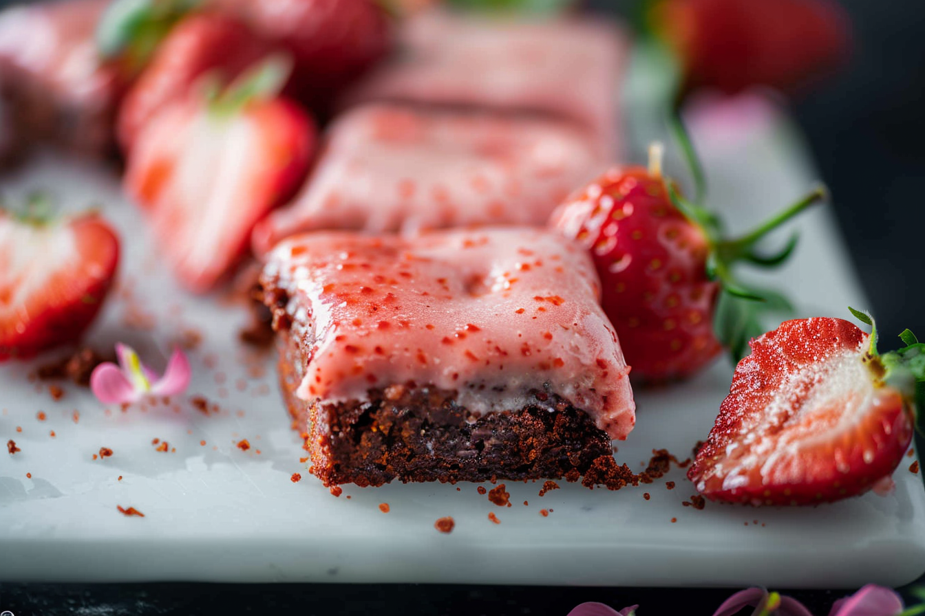 strawberry brownies recipe 6 easy delicious recipes end
