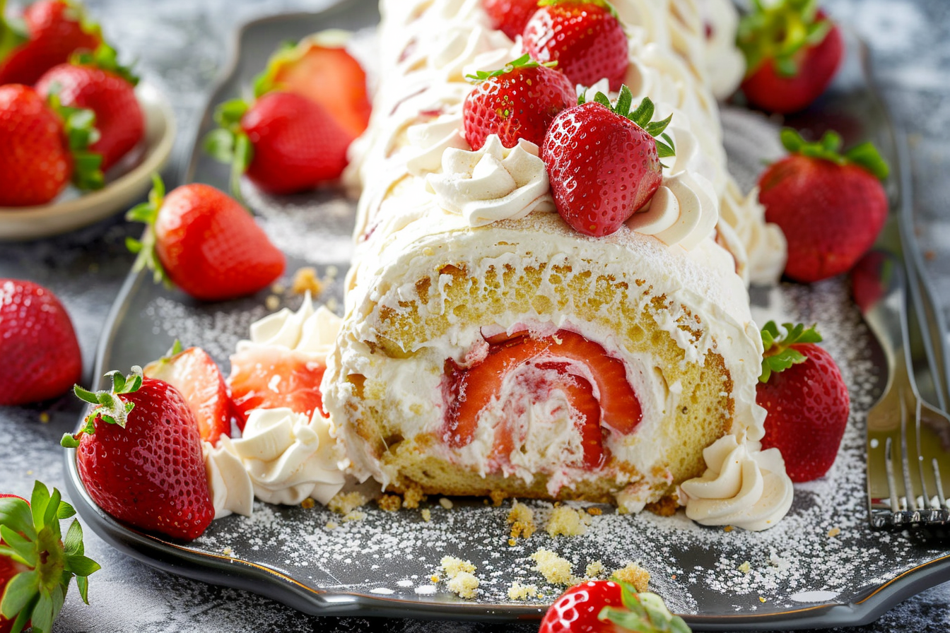 strawberry shortcake cake roll recipe 10 easy recipes middle
