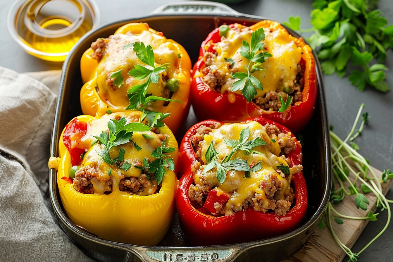 stuffed peppers ground meat: 4 Easy & Delicious Recipes