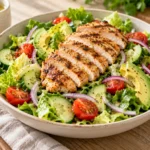 Grilled Chicken Salad with Lemon Dressing