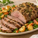 Spring Garden Easter Lamb with Garlic and Herbs